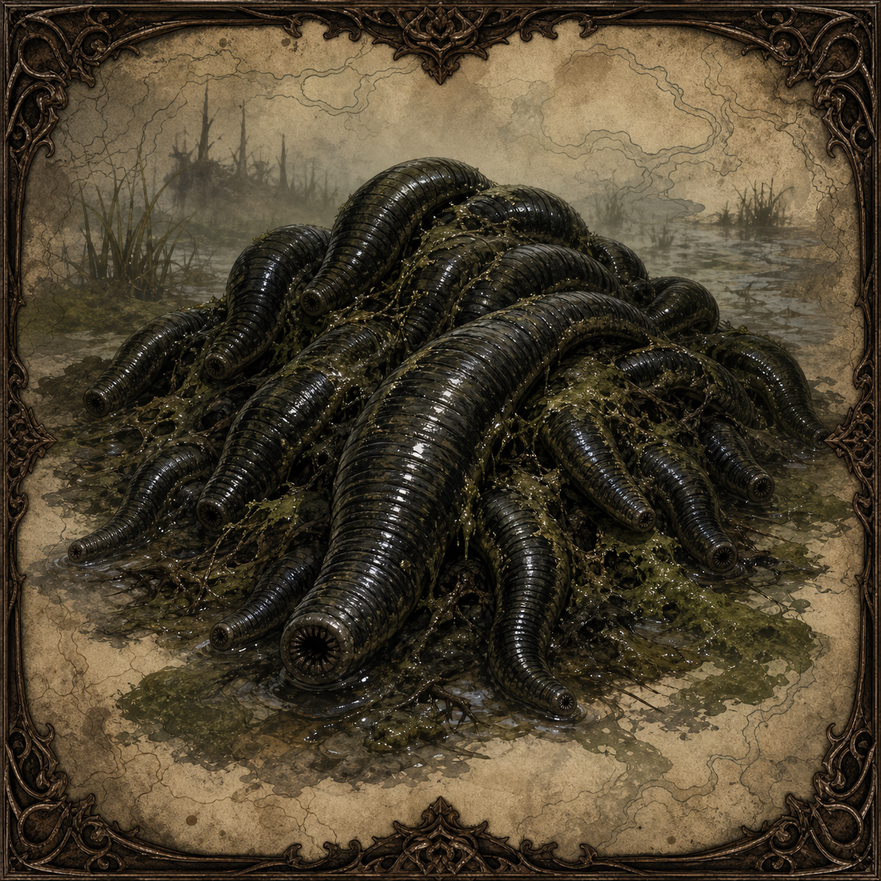 Bog Leech Swarm portrait