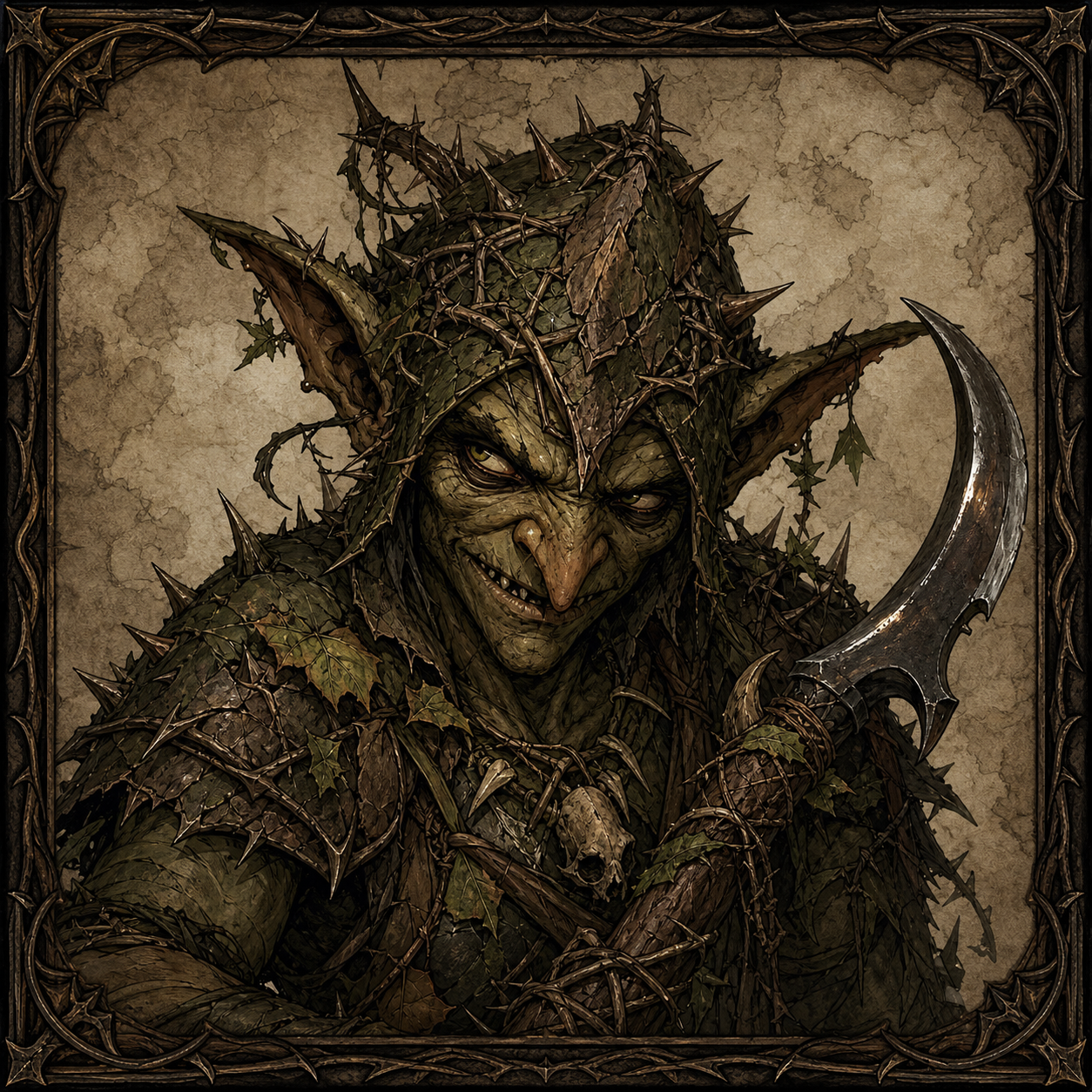 Bramble Goblin portrait
