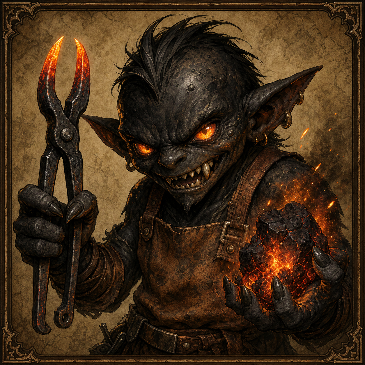 Coal Goblin portrait