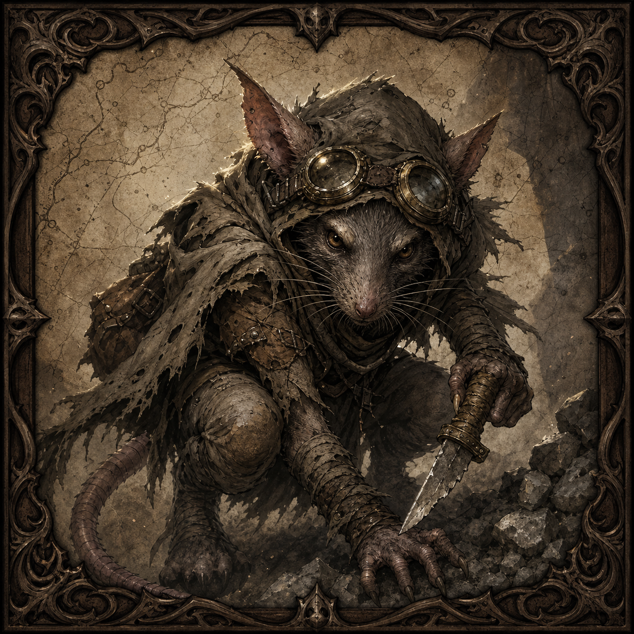 Dust Rat portrait