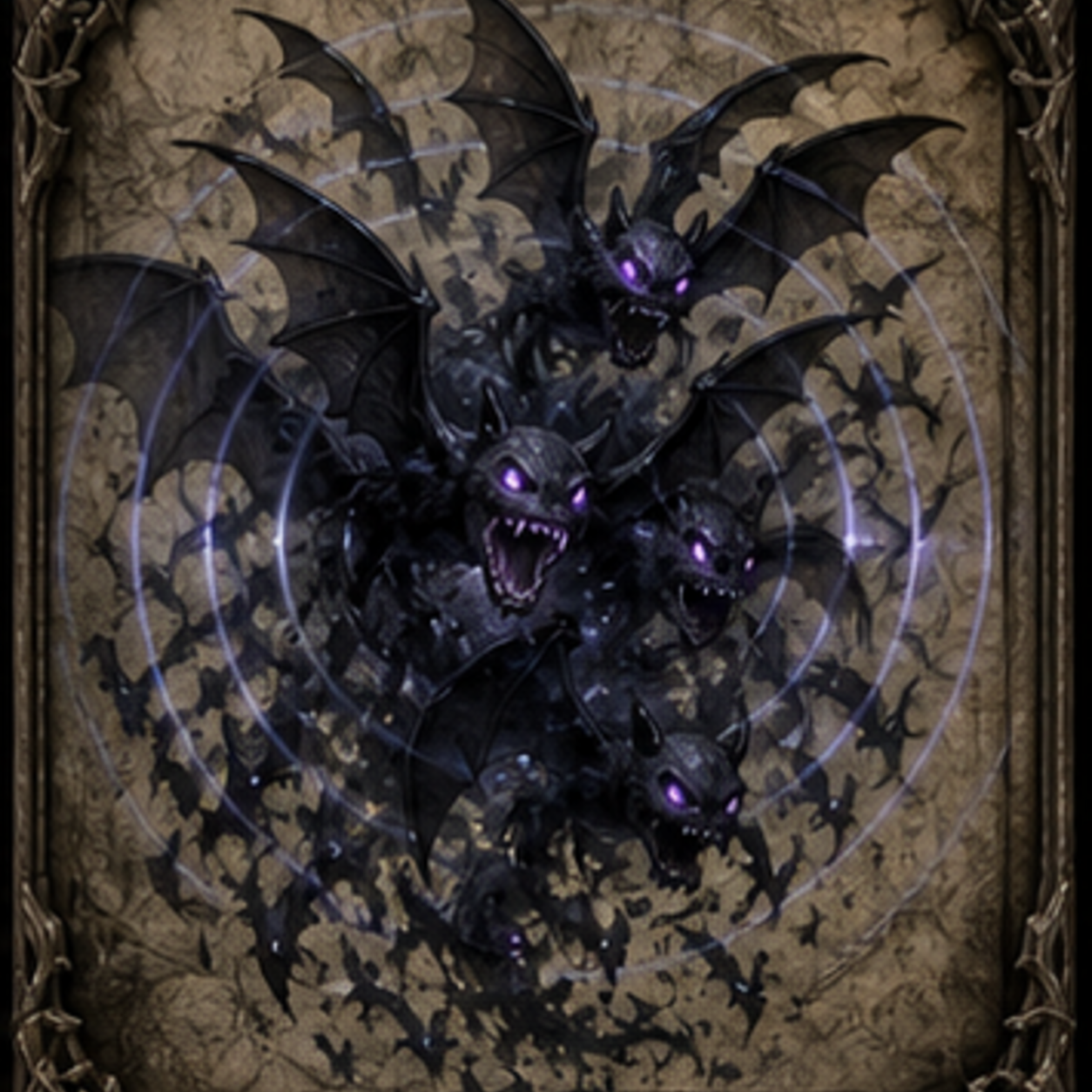 Echo Bat Swarm portrait