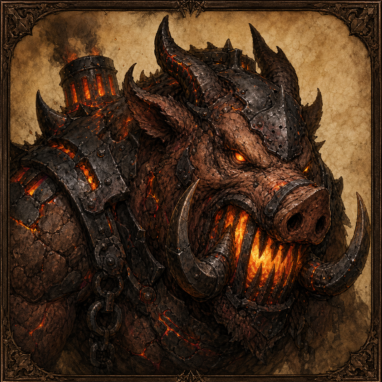 Ironmaw Furnace Beast portrait