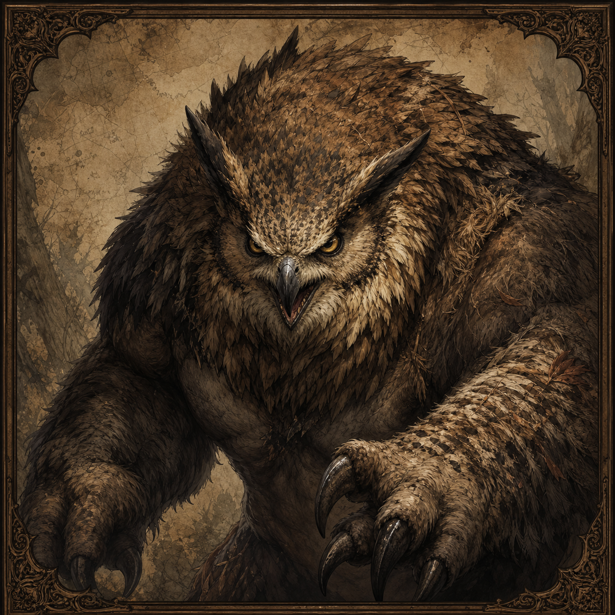 Owlbear Forager portrait