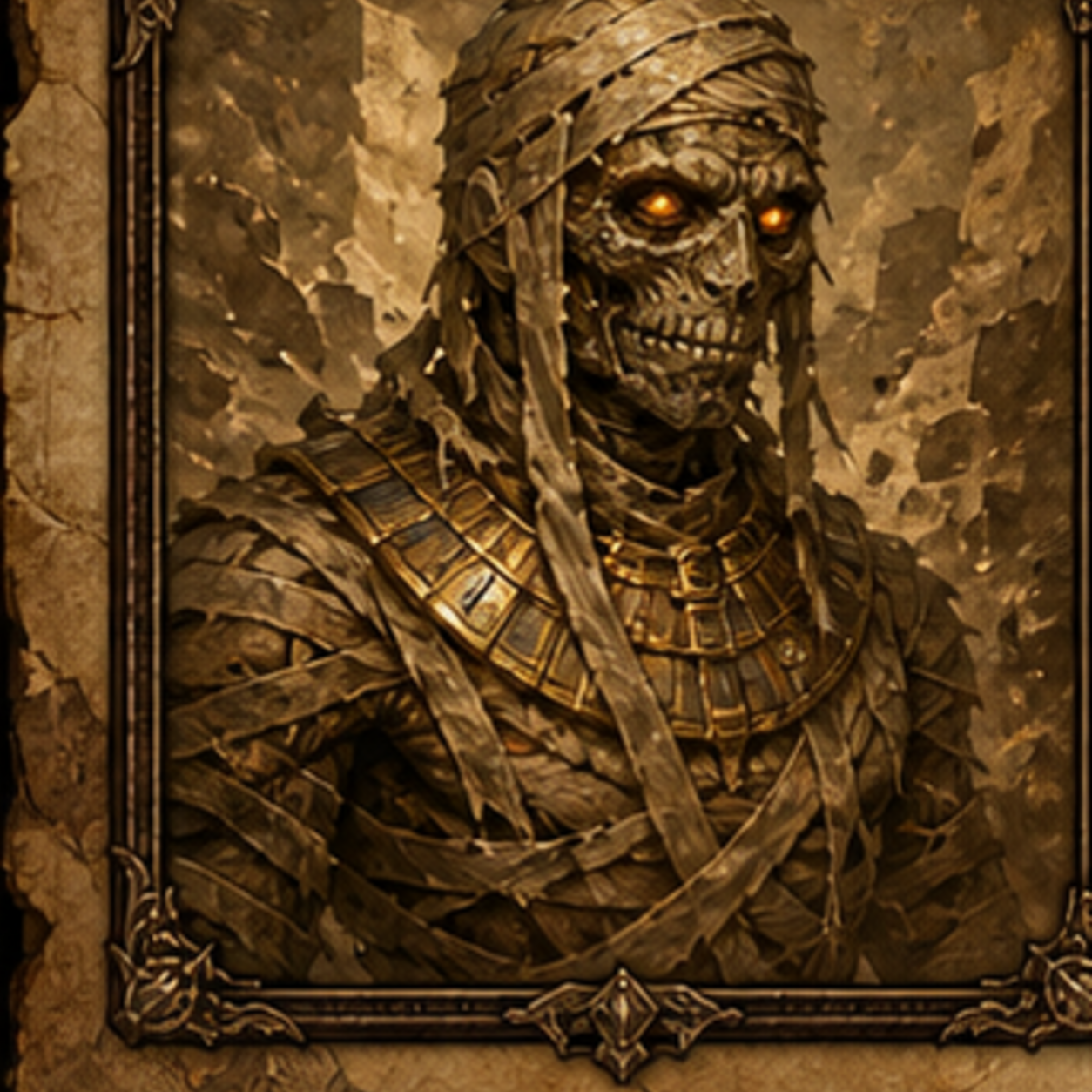 Sand Mummy portrait