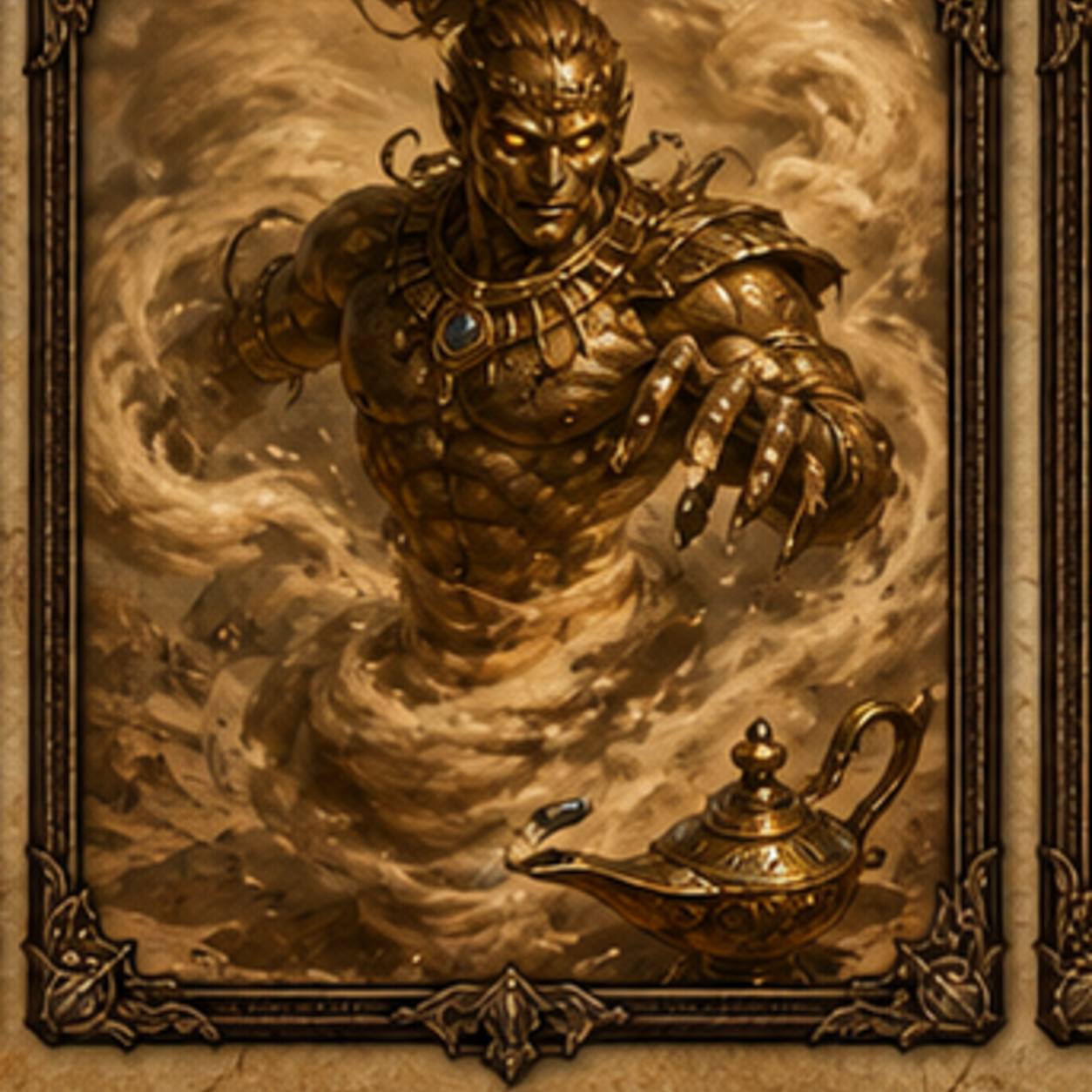 Sandstorm Djinn portrait