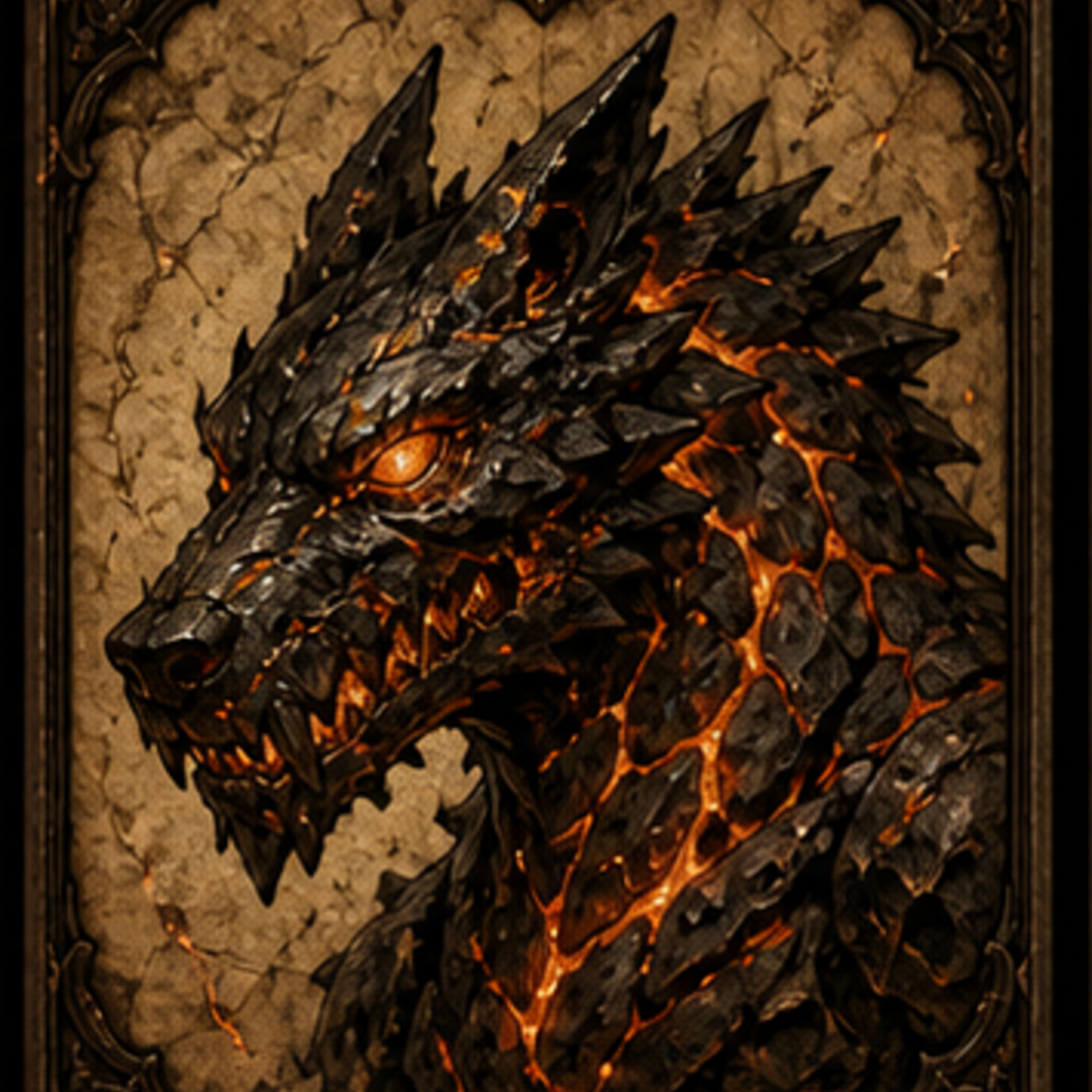 Scoria Hound portrait