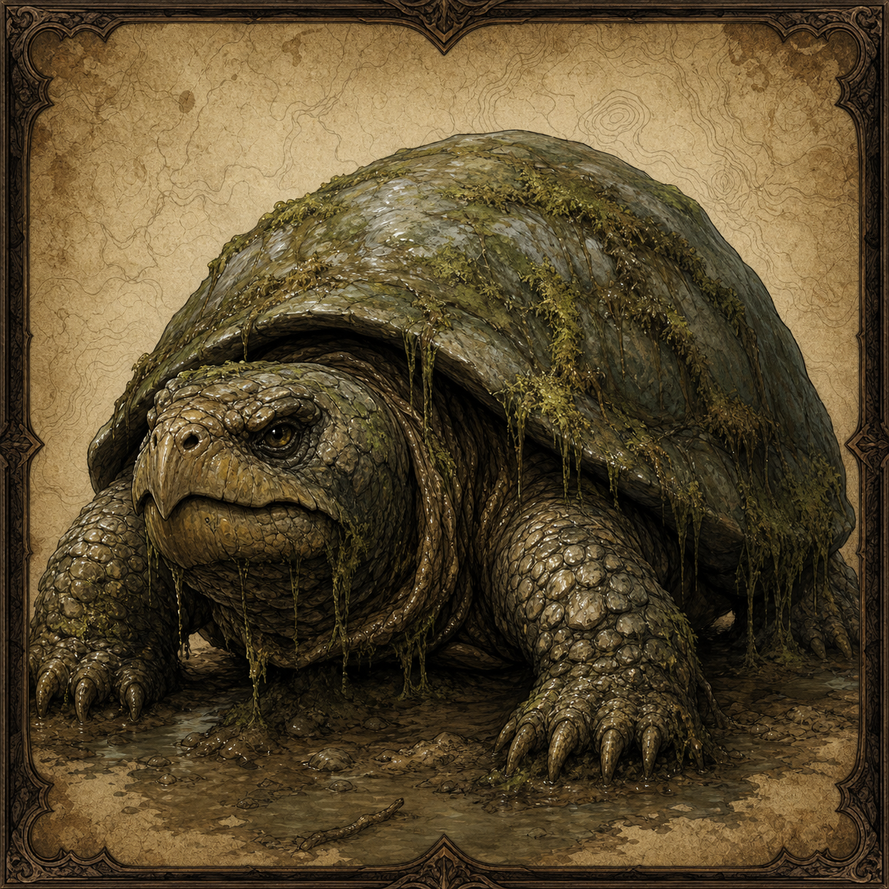 Siltback Turtle portrait