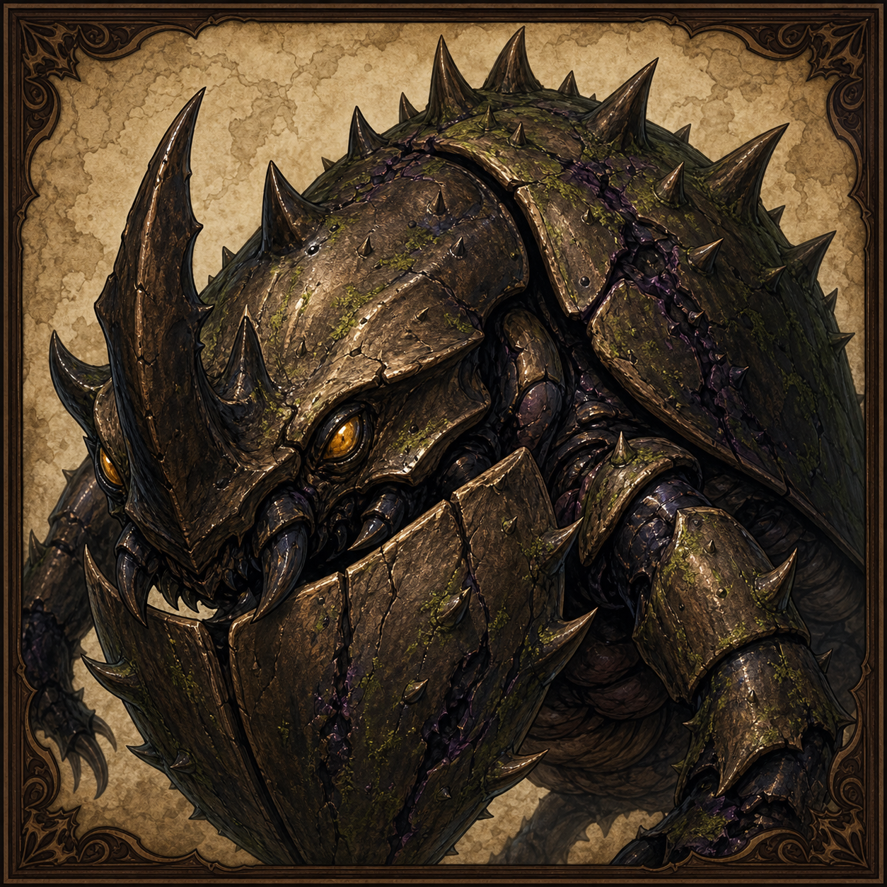 Thornback Beetle portrait