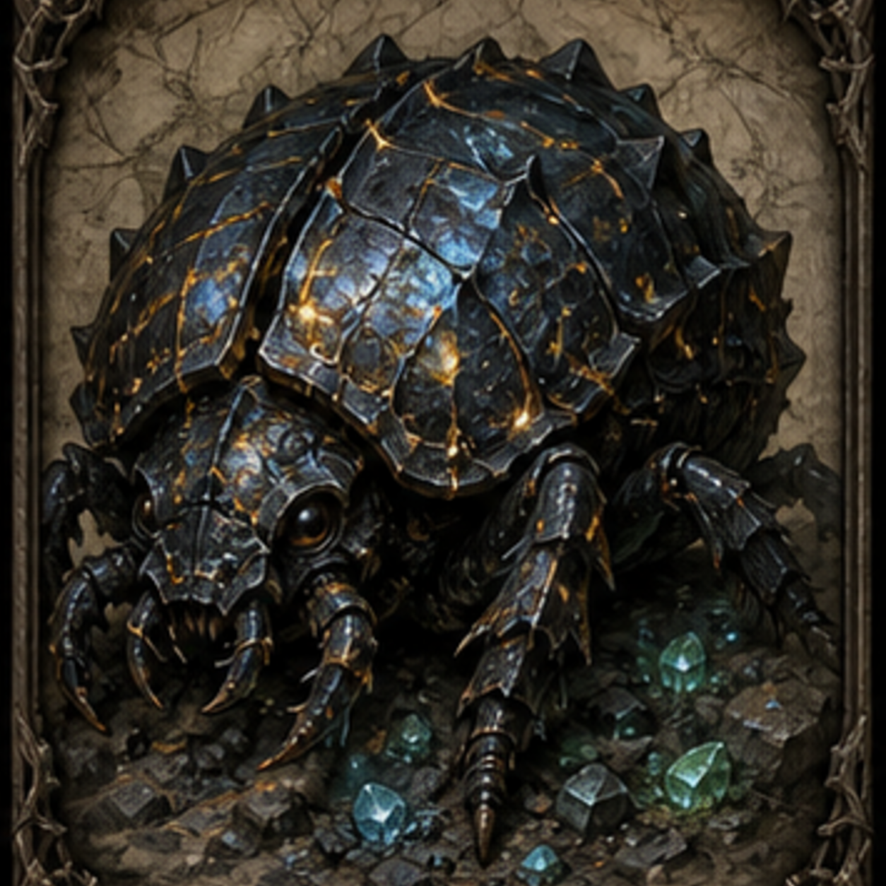 Tunnel Beetle portrait